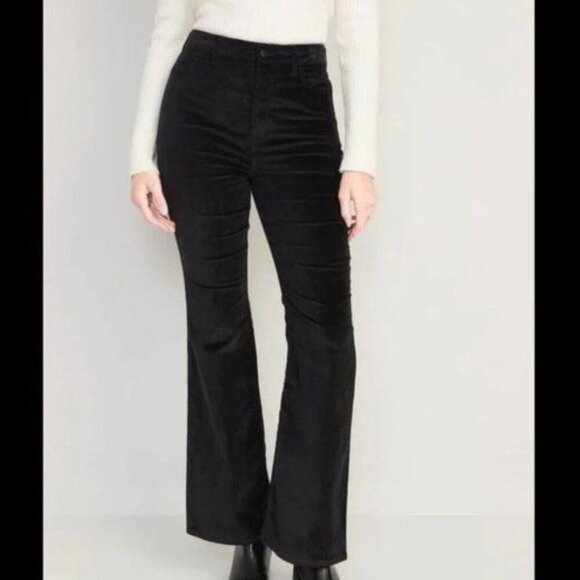 Old Navy Pants - Old Navy Extra High Rise Kicker Boot Cut Velvet Pant Women's Plus Size 22 New wi